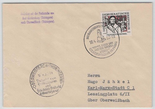 Ddr postkutsche beleg - ddr, bad