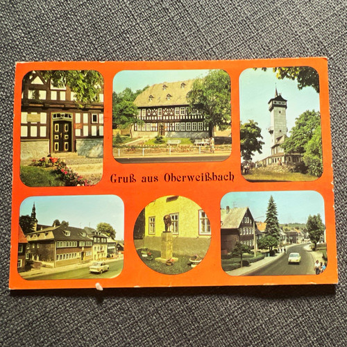 Ansichtskarte oberweißbach - ansichtskarte,