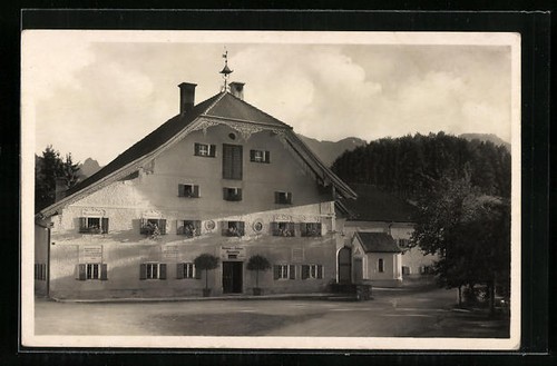 Ansichtskarte weißbach - ansichtskarte,