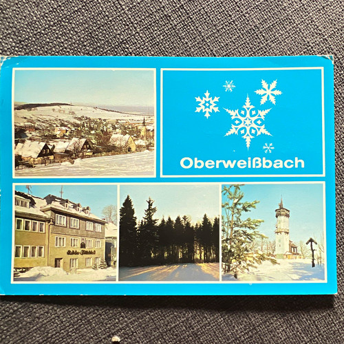 Ansichtskarte oberweißbach - ansichtskarte,