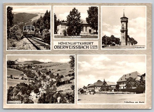 Postkarte oberweißbach - postkarte,