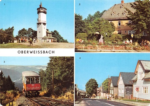 Oberweißbach mehrbildkarte - oberweißbach,