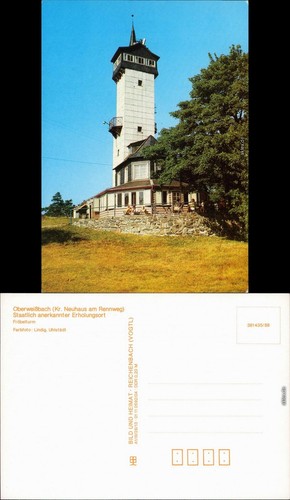 Ansichtskarte oberweißbach - ansichtskarte,