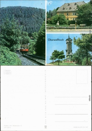 Oberweißbach fichtelbergbahn - oberweißbach,
