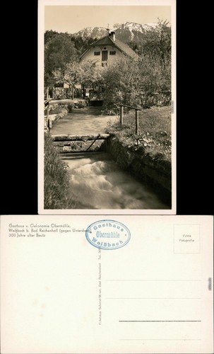 Ansichtskarte weißbach bad - ansichtskarte, weißbach-bad