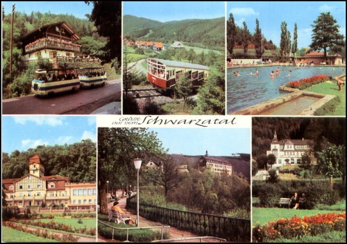 Ddr jumbo postkarte thüringen - ddr, jumbo-postkarte