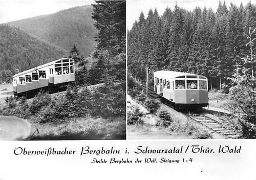 Oberweißbach bergbahn - oberweißbach, ak