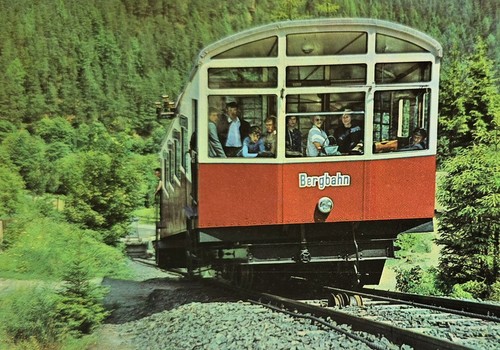 Oberweissbach bergbahn 1960 - ak,