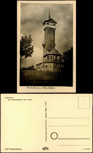 Ansichtskarte oberweißbach - ansichtskarte,