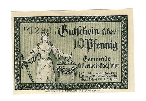 Notgeld oberweißbach - notgeld,