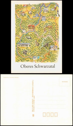 Oberweißbach landkarten - landkarten, ak