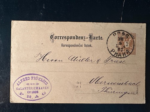 Correspondenzkarte kreuzer - correspondenzkarte, 2